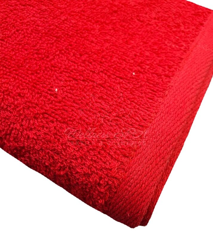 Махровые полотенца GM-400, красный, 40х70 см