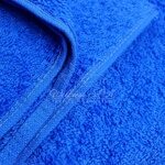Полотенца однотонные без бордюра голубой, 40х70 см