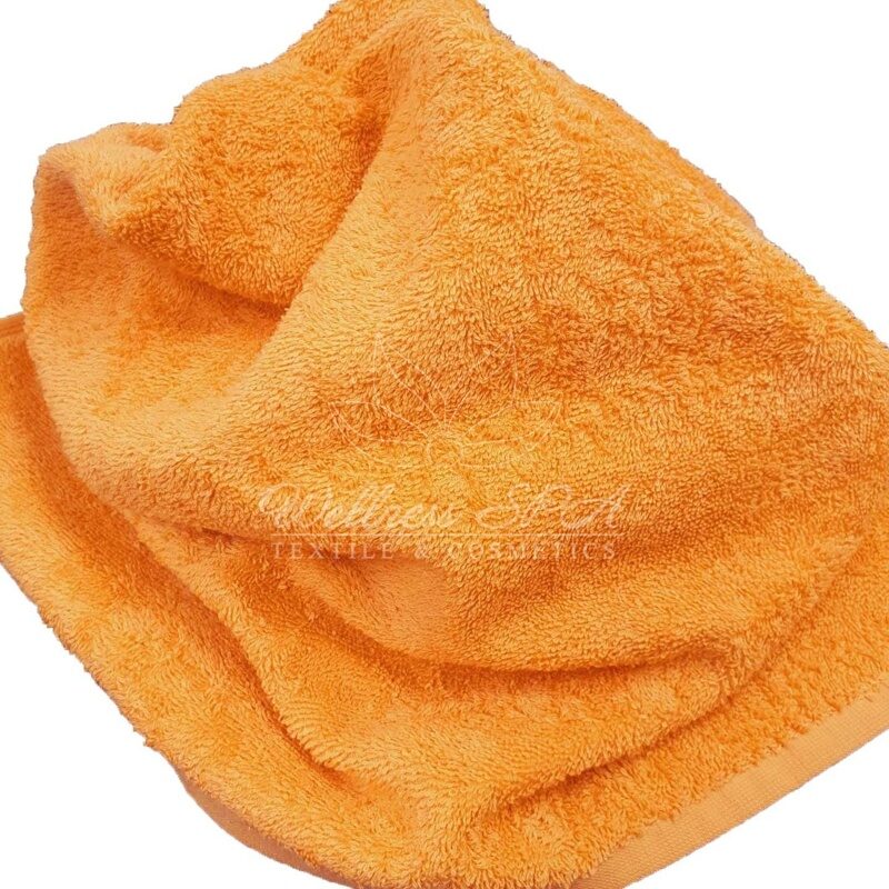 Полотенца однотонные Comfort  без бордюра 155x200 см оранжевый