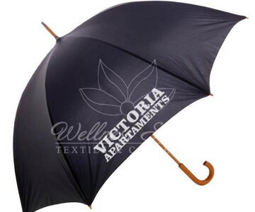 черные зонты с логотипом victoria apartaments